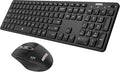 Arteck Universal Multi-Device Bluetooth Keyboard & Mouse Set - Full Size Wireless for Windows, iOS, Android