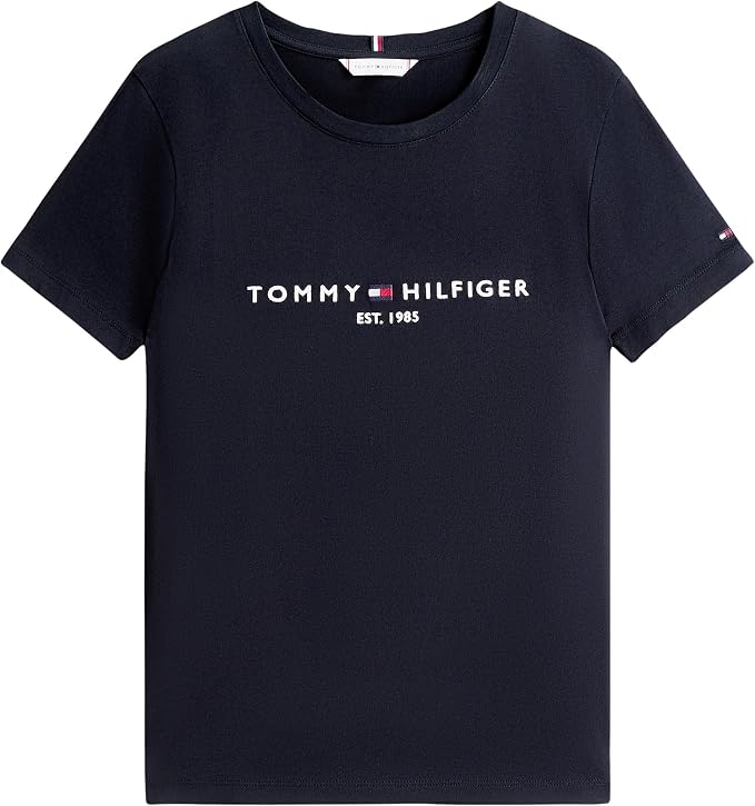 Tommy Hilfiger Women's Essential Crew Neck Logo T-Shirt