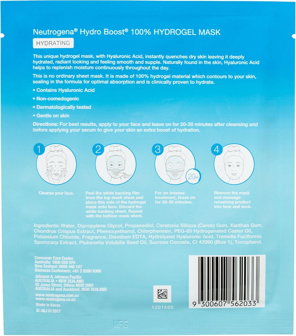 Neutrogena Hydro Boost Hydrogel Face Mask 30g